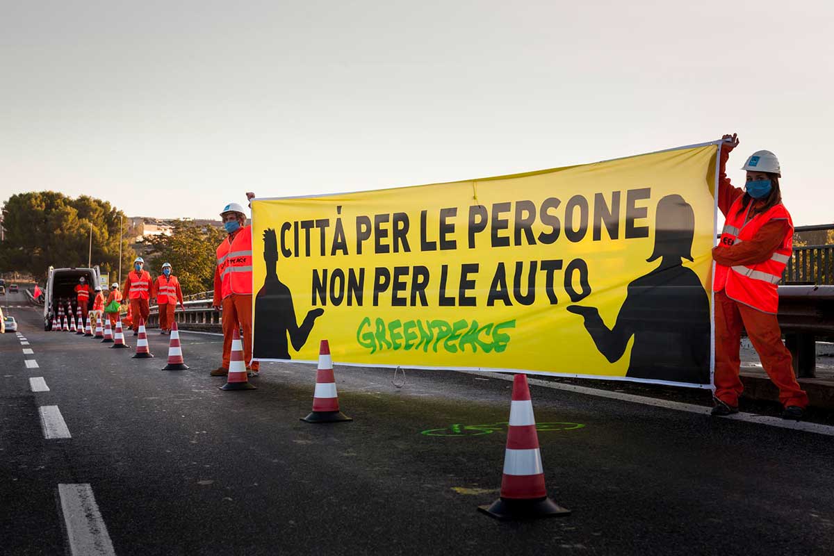 Greenpeace mobilità sostenibile